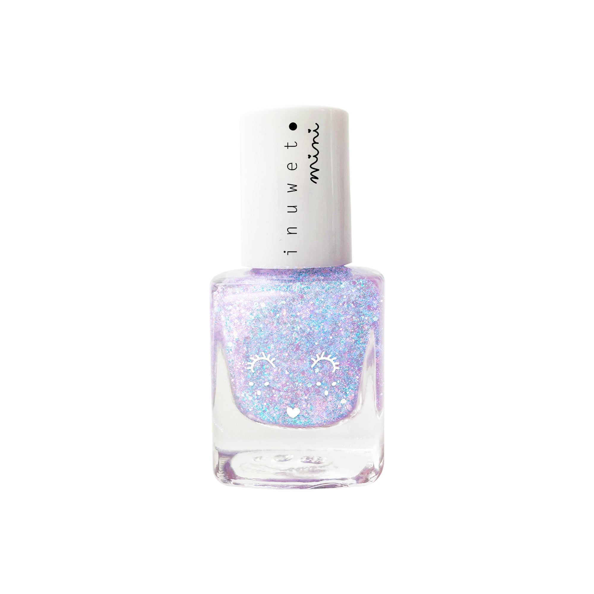 Vernis à l’eau pour enfants bleu princesse vanille Inuwet