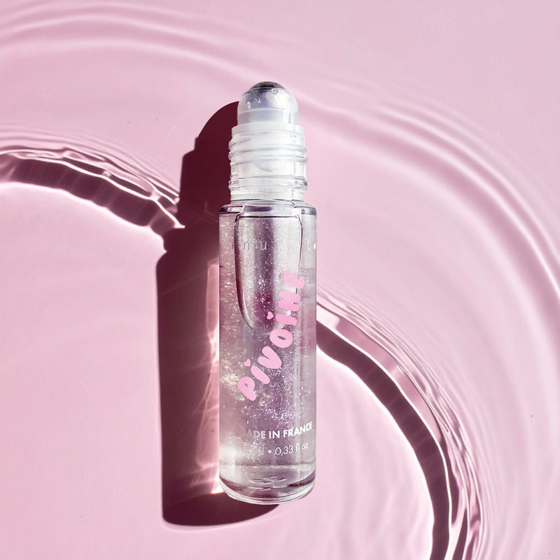 Parfum roll-on pailleté pivoine – Inuwet