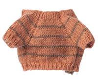 Accessoire miniature Chiot Petit Pull tricoté Corail - MAILEG