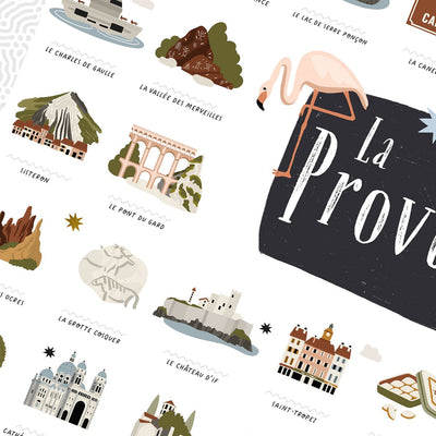 affiche a tamponner la provence - LES PETITES DATES 3770025645308 3770025645308