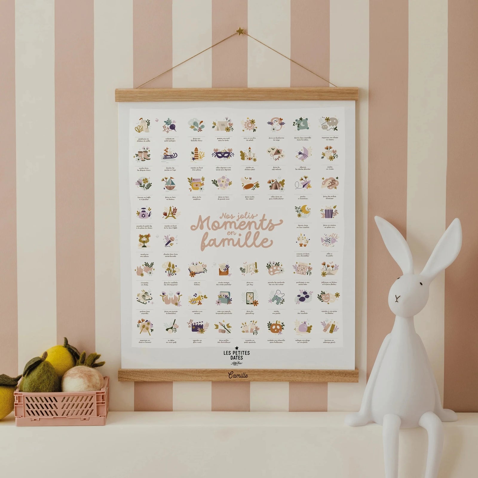 affiche a tamponner nos jolis moments en famille - LES PETITES DATES 3770025645513 3770025645513
