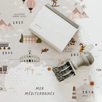 Affiche Carte de France - LES PETITES DATES 3770025645483