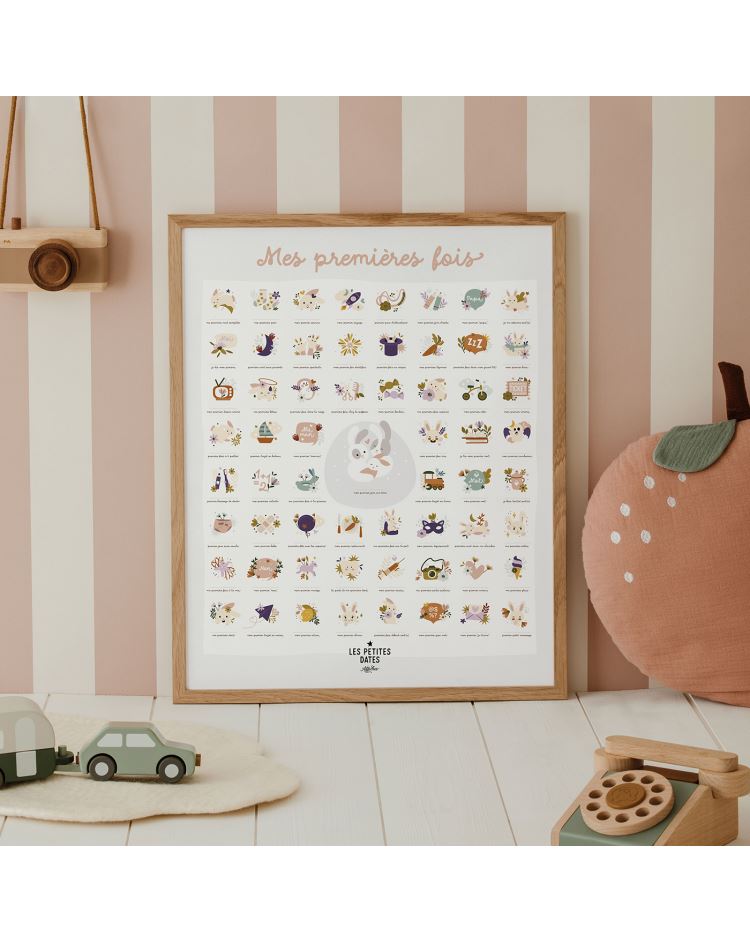 Affiche "Mes Premières Fois" lapin - LES PETITES DATES 3770025645520 3770025645520