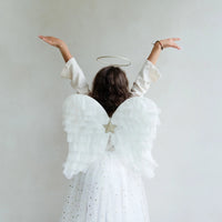 Ailes d’ange blanches et dorées - Mimi&lula 175039-18 5061064832216