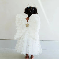 Ailes d’ange blanches et dorées - Mimi&lula 175039-18 5061064832216
