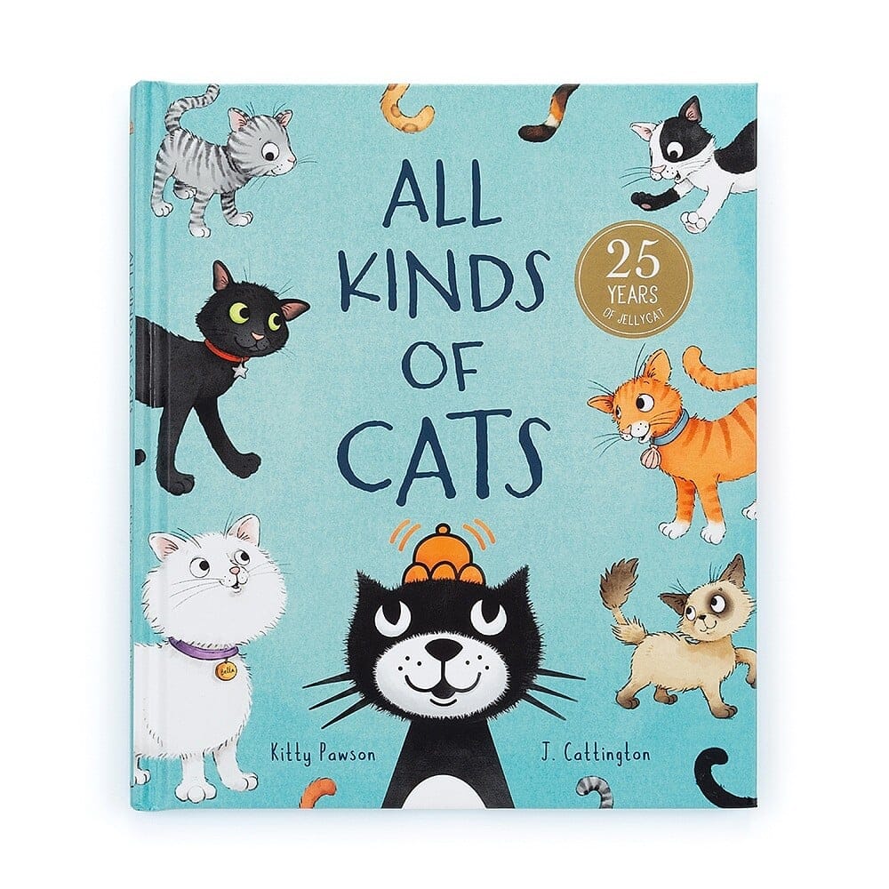 All Kinds of Cats Book - JELLYCAT BK4CATS 670983151039