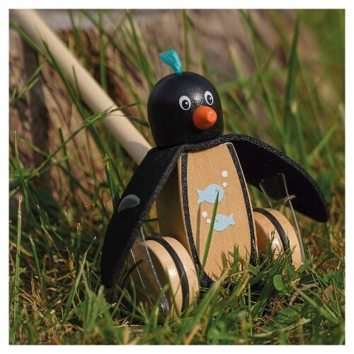 Pingouin Pablo goki poussé par un enfant