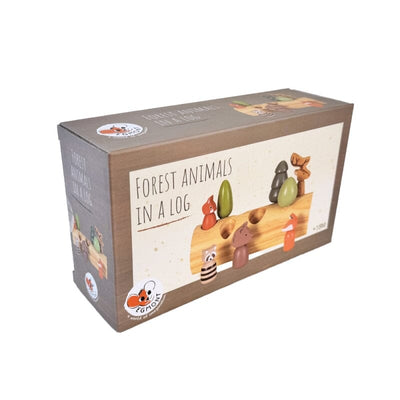 ANIMAUX DE LA FORET DANS UNE BUCHE - EGMONT 511152 5420023043603