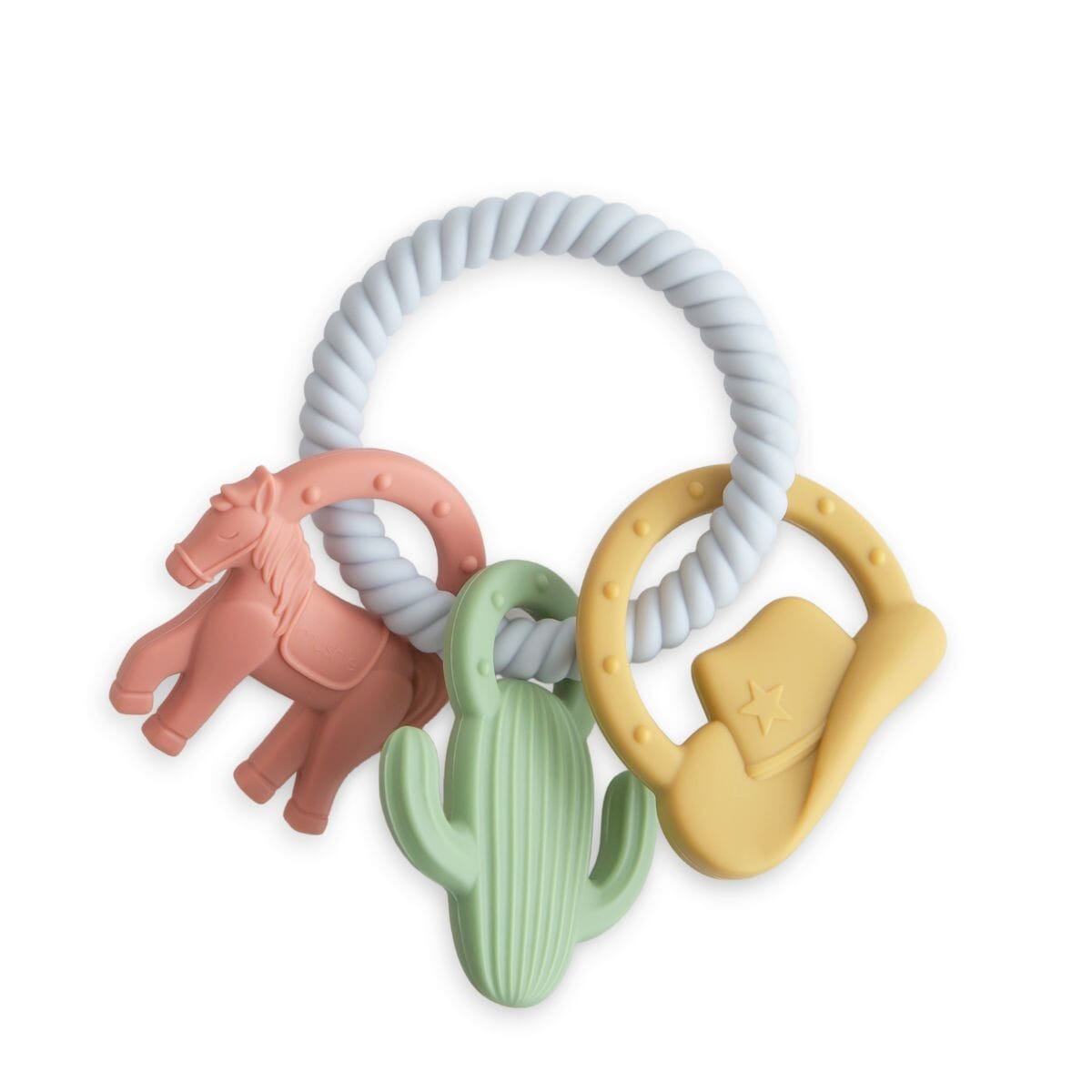 anneau de dentition avec figurines western - MUSHIE 70.034.04 