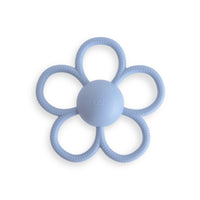 anneau de dentition hochet daisy faded denim - mushie