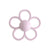 anneau de dentition hochet daisy soft lilac - mushie 70.078.02 840355802511