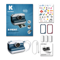 Appareil photo impression thermique K-print bleu - kidywolf K-PRINT-BU 5407009182709