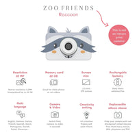 Appareil Photo RACCOON - THE ZOOFAMILY