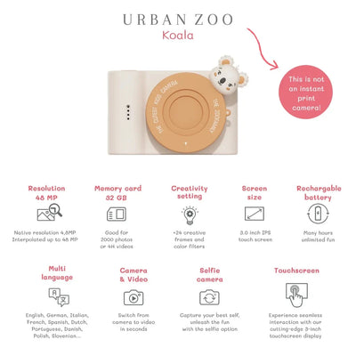 Appareil Photo Urban Zoo koala - THE ZOOFAMILY