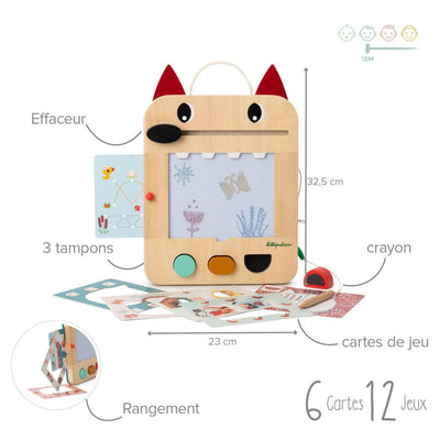 Ardoise magique Louis le loup- LILLIPUTIENS 83473 5414834834734