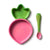 assiette et cuillère ramona the radish - OLI & CAROL W-PLATE-RADISH 8437026531669