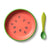 assiette et cuillère wally the watermelon - OLI & CAROL W-PLATE-WATERMELON 8437026531683