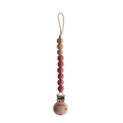 Attache Sucette Eva redwood - mushie 70.056.14