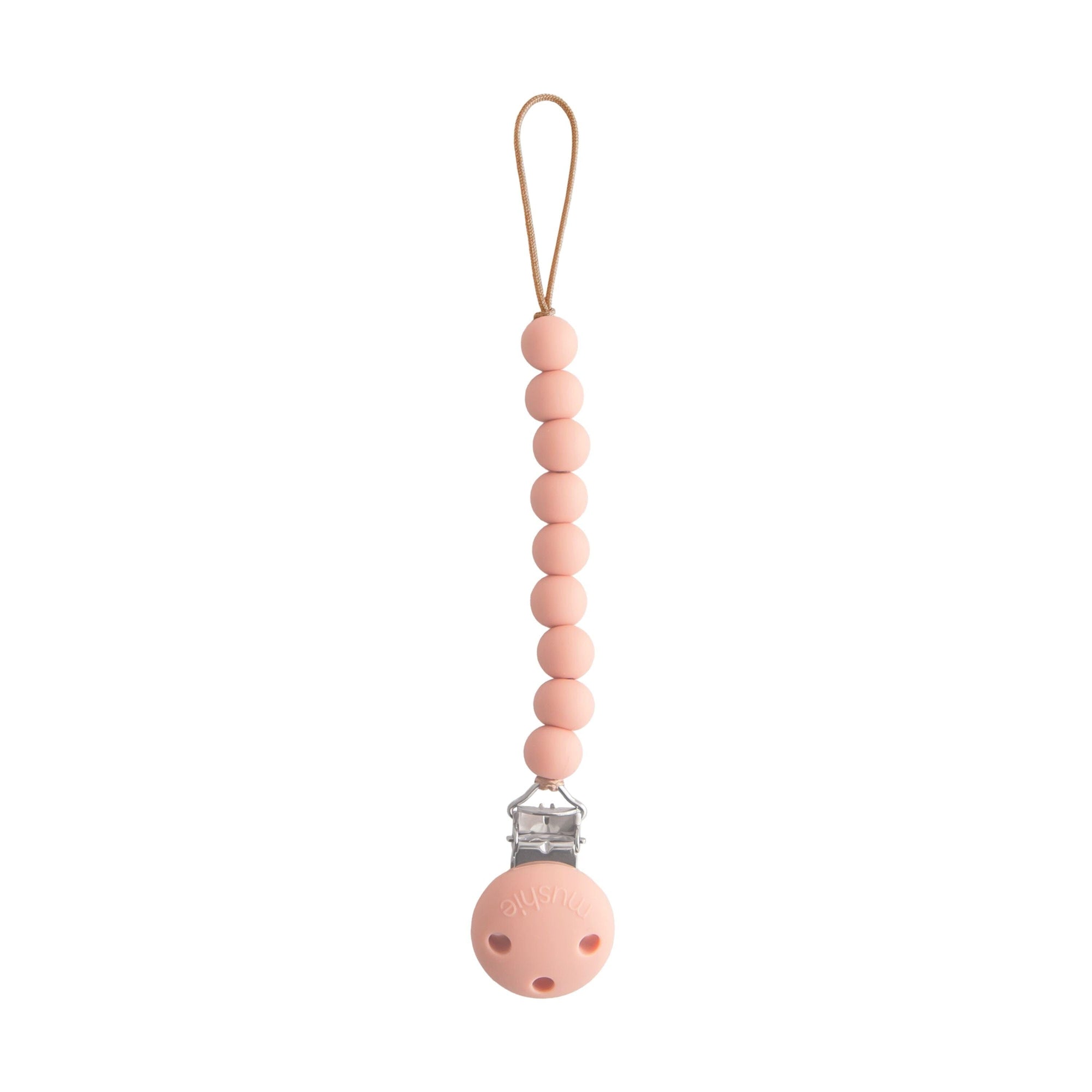 Attache Sucette powder pink - mushie 70.066.11 840355802702