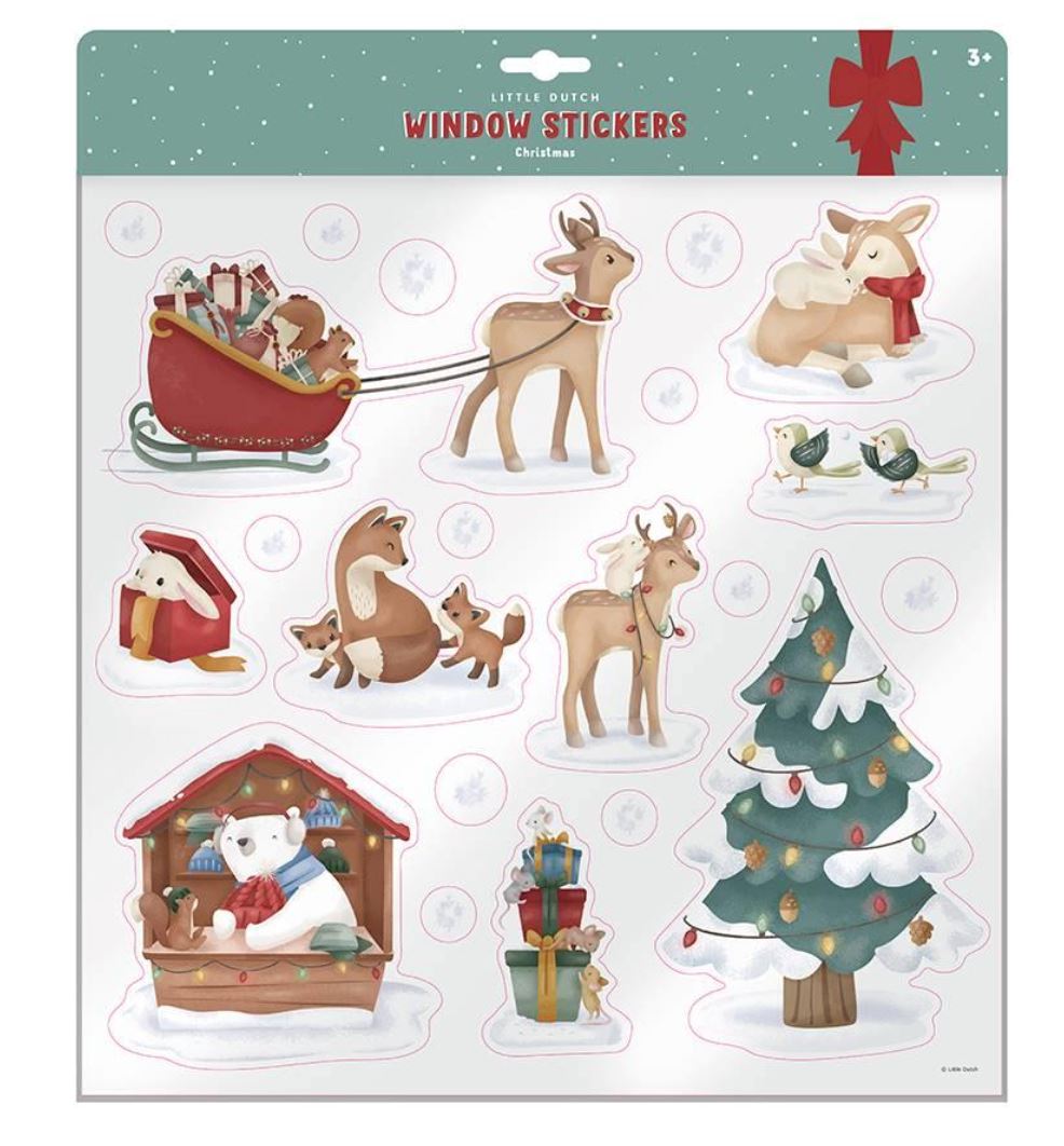 Autocollants de fenêtre Noel- LITTLE DUTCH 126275 8714274126275