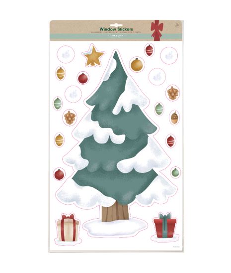 Autocollants de fenêtre Sapin de Noël - Little Dutch 126282 8714274126282