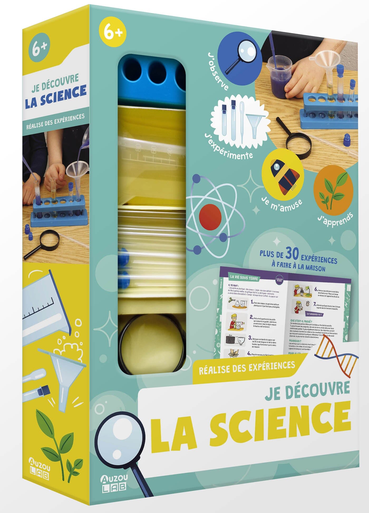 Auzou lab' je découvre la science- AUZOU 001059445 9791039566797