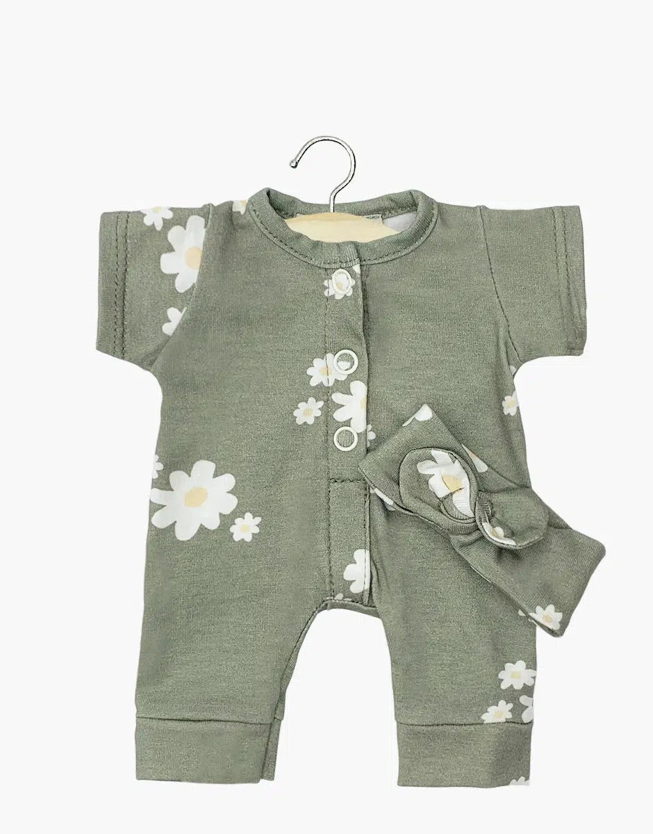 Babies - Combinaison Lili et son headband Marguerites- MINIKANE CB.10.596 3701548454849