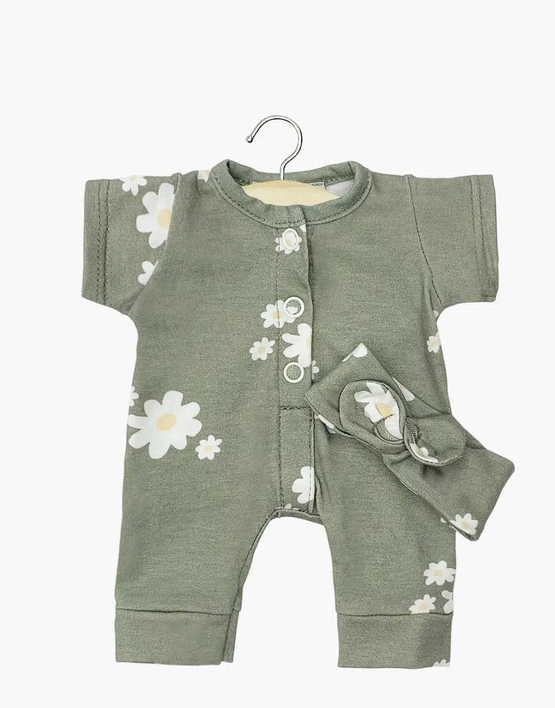 Babies - Combinaison Lili et son headband Marguerites- MINIKANE CB.10.596 3701548454849