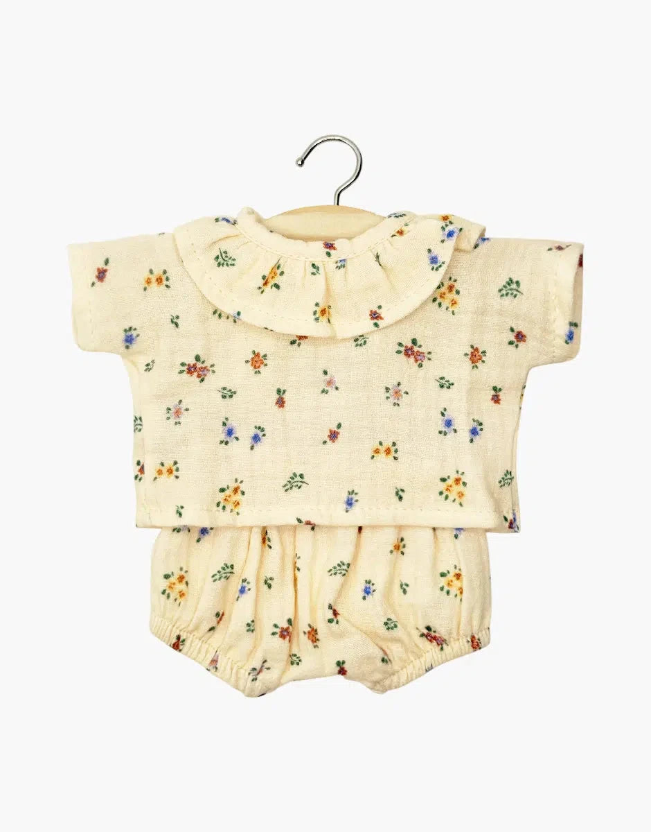 Babies - Ensemble top Coline et bloomer en gaze de coton Élise - MINIKANE CB.10.614 3701548456034