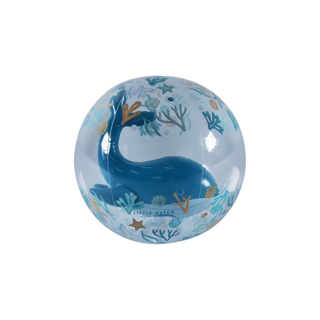 Ballon de plage 3D Ocean Dreams Blue - LITTLE DUTCH 