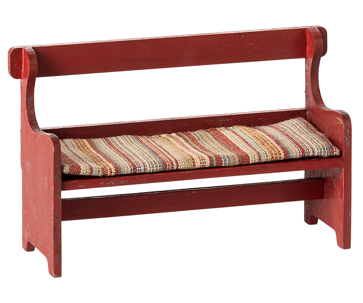 Banc souris rouge- MAILEG 11-4009-01 5707304141273