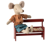 Banc souris rouge- MAILEG 11-4009-01 5707304141273