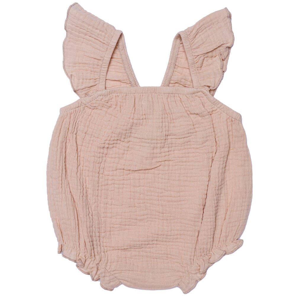 Barboteuse à bretelles lin - BB&CO COMBF21A 3662159046680