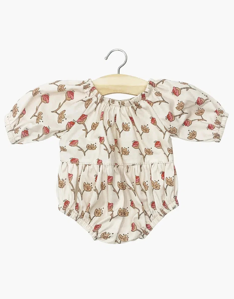 Barboteuse Bertille Fleurs de coton - minikane CG.17.147 3701548454238