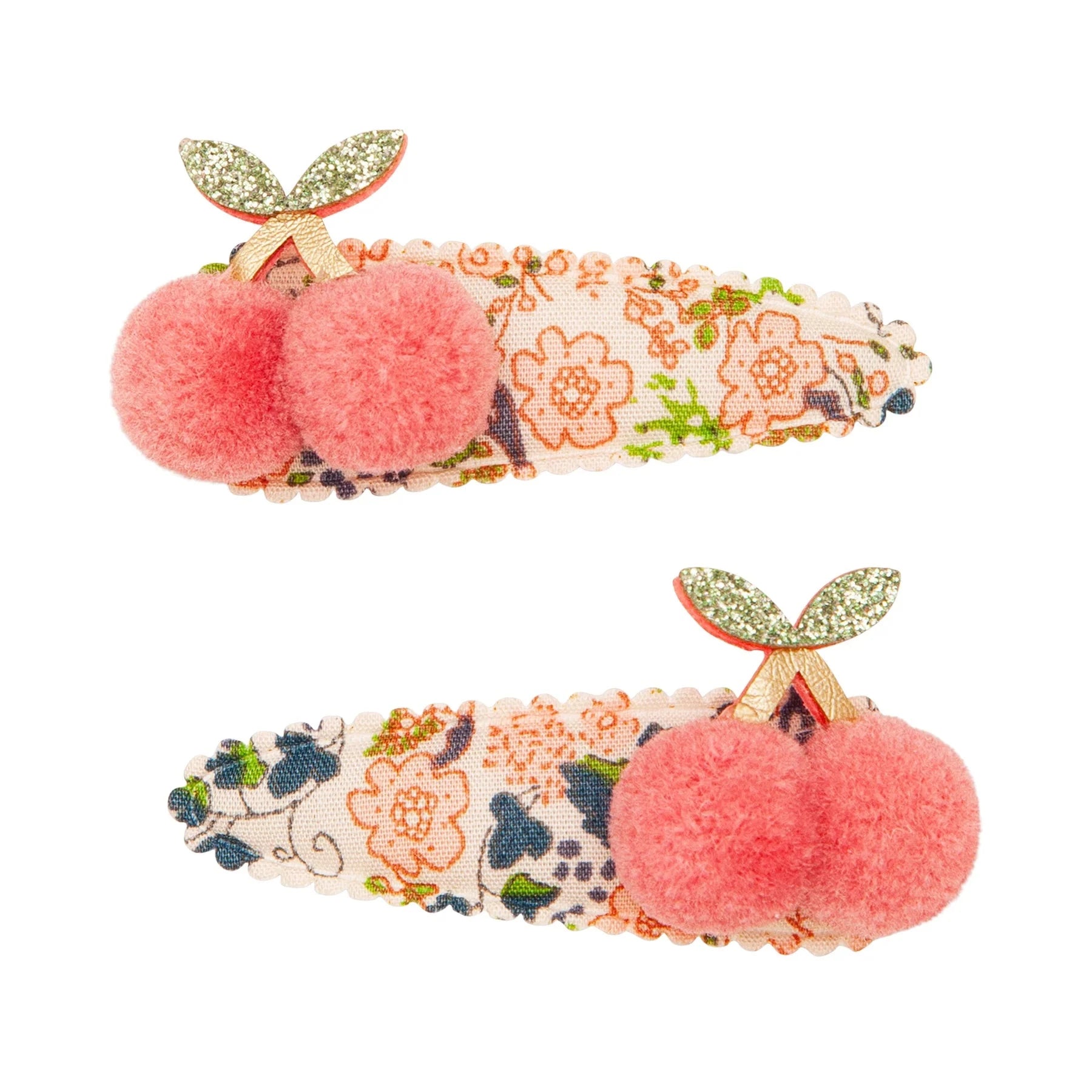 Barrettes cerises pompoms - Mimi&lula 162O36-23 