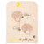 Barrettes champignons roses- Luciole et petit pois F_101 