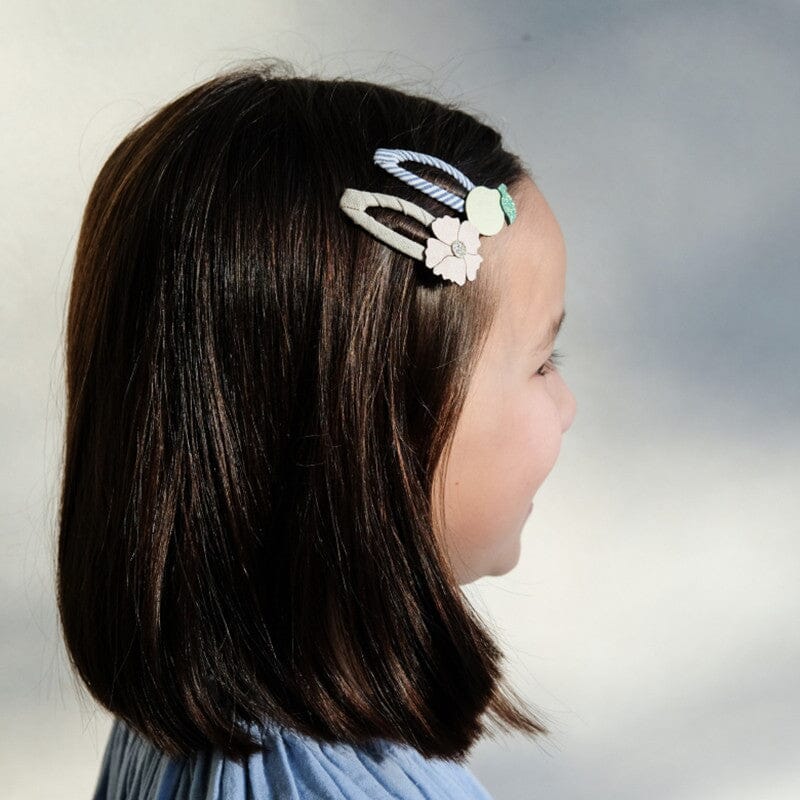 Barrettes citrons et fleurs- Mimi&lula 162103-23 