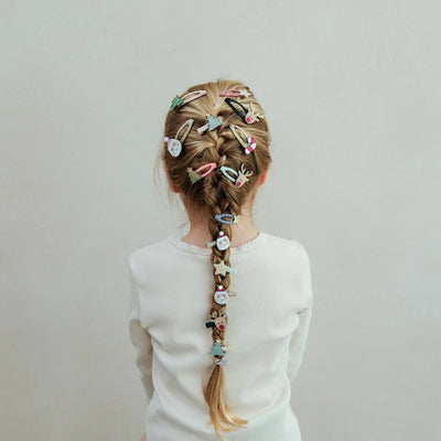 Barrettes de Noël Père Noël et son renne - MIMI&LULA 172116-23 5061064831400