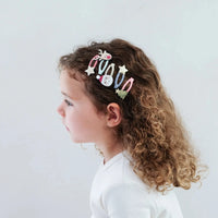 Barrettes de Noël Père Noël et son renne - MIMI&LULA 172116-23 5061064831400