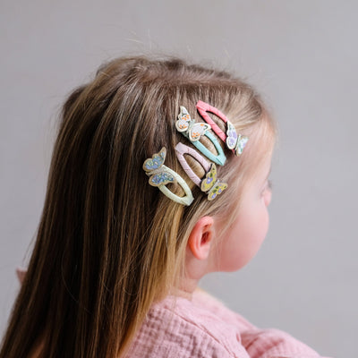 barrettes floral papillon - Mimi&lula 182036-23