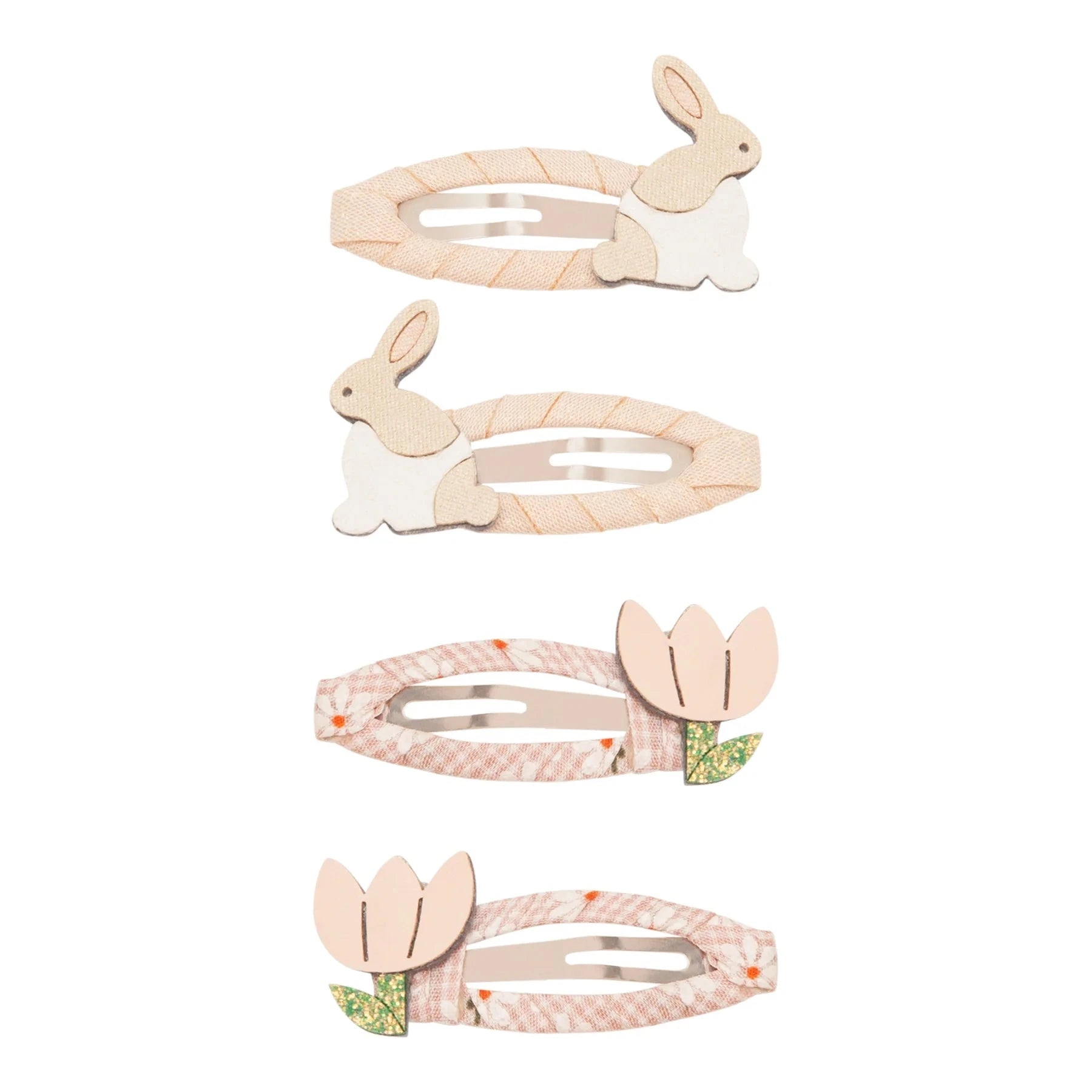 Barrettes lapins et fleurs- Mimi&lula 162097-27 
