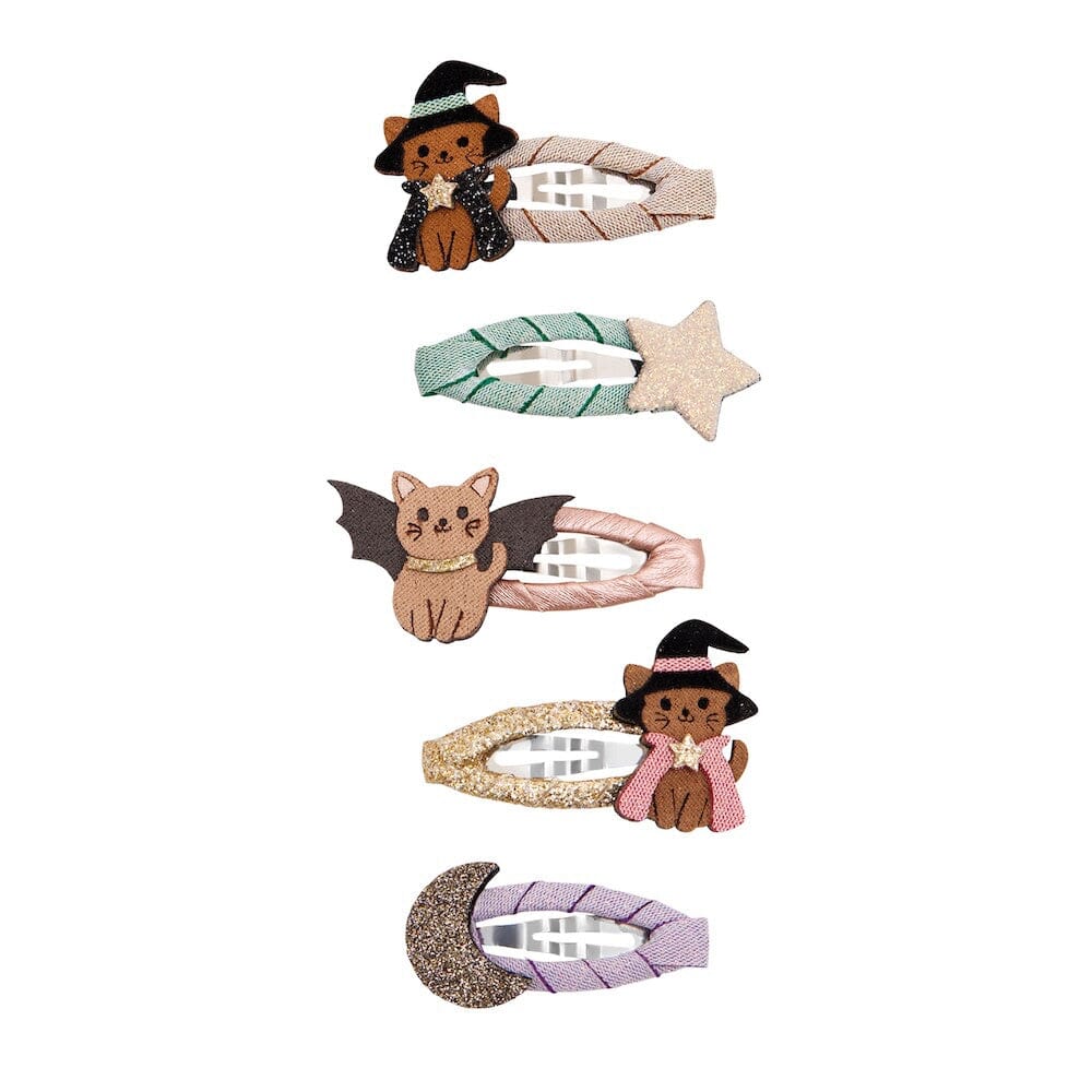 barrettes mini chat halloween - Mimi & Lula
