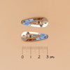 Barrettes mini nœuds roses - Luciole et petit pois MT_18