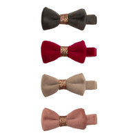 barrettes nœuds Noël en velours - MIMI&LULA 172128-23 5061064831523