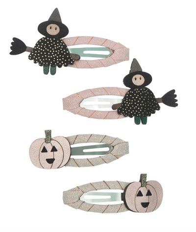 Barrettes Sorcière et citrouille - Mimi&lula 152101-98 5060925057706