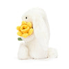 Bashful bunny daffodil little avec fleur - JELLYCAT BB6DF 670983151251