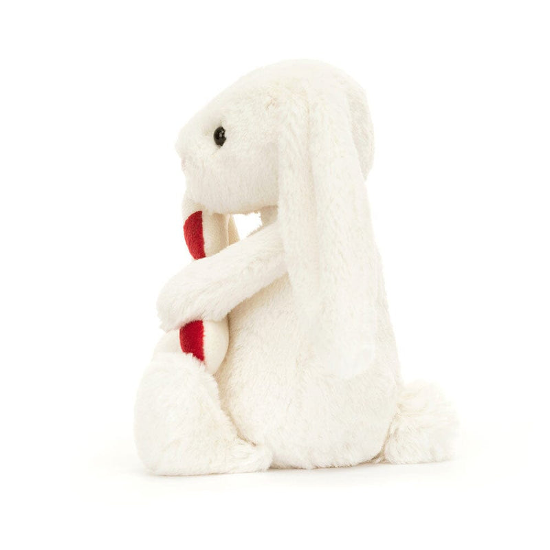 Bashful Bunny with candy cane - JELLYCAT BB6CC 670983155167