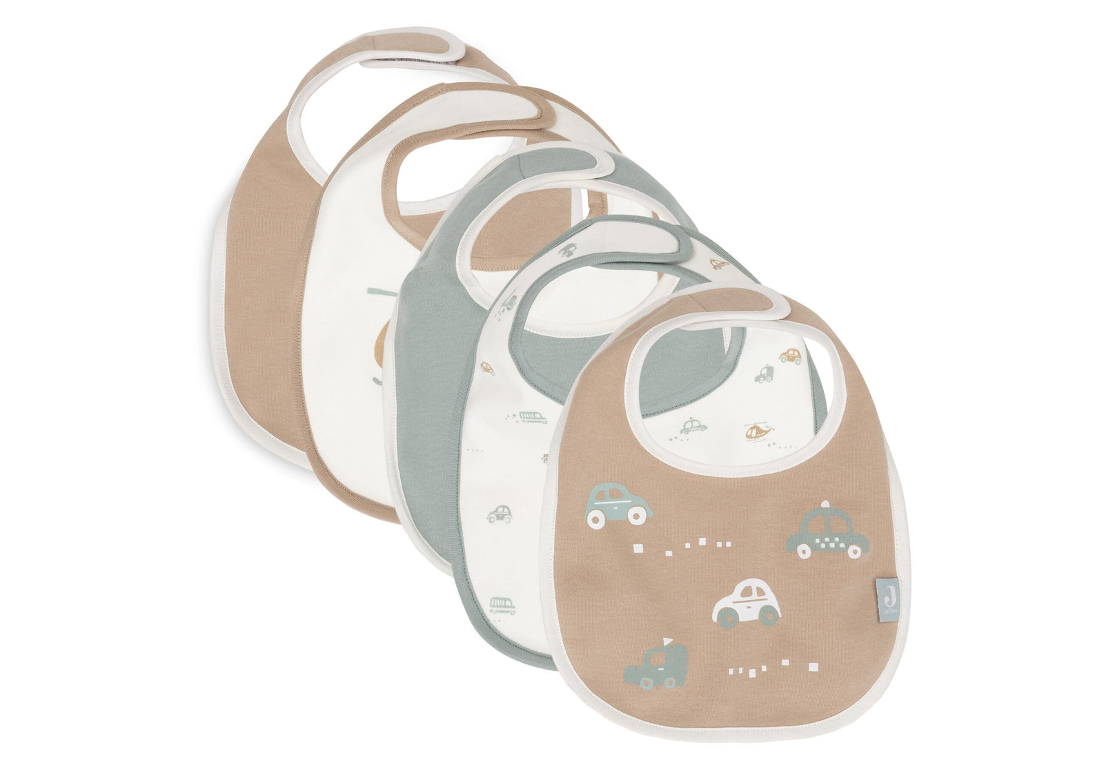 Bavoir 5-pack Jersey Imperméable on the go - JOLLEIN 029-566-68075 8717329393134