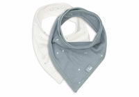 Bavoir Bandana (2pack) twinkling sea green - JOLLEIN 029-548-67102 8717329384699