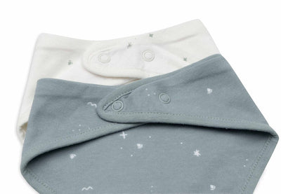 Bavoir Bandana (2pack) twinkling sea green - JOLLEIN 029-548-67102 8717329384699